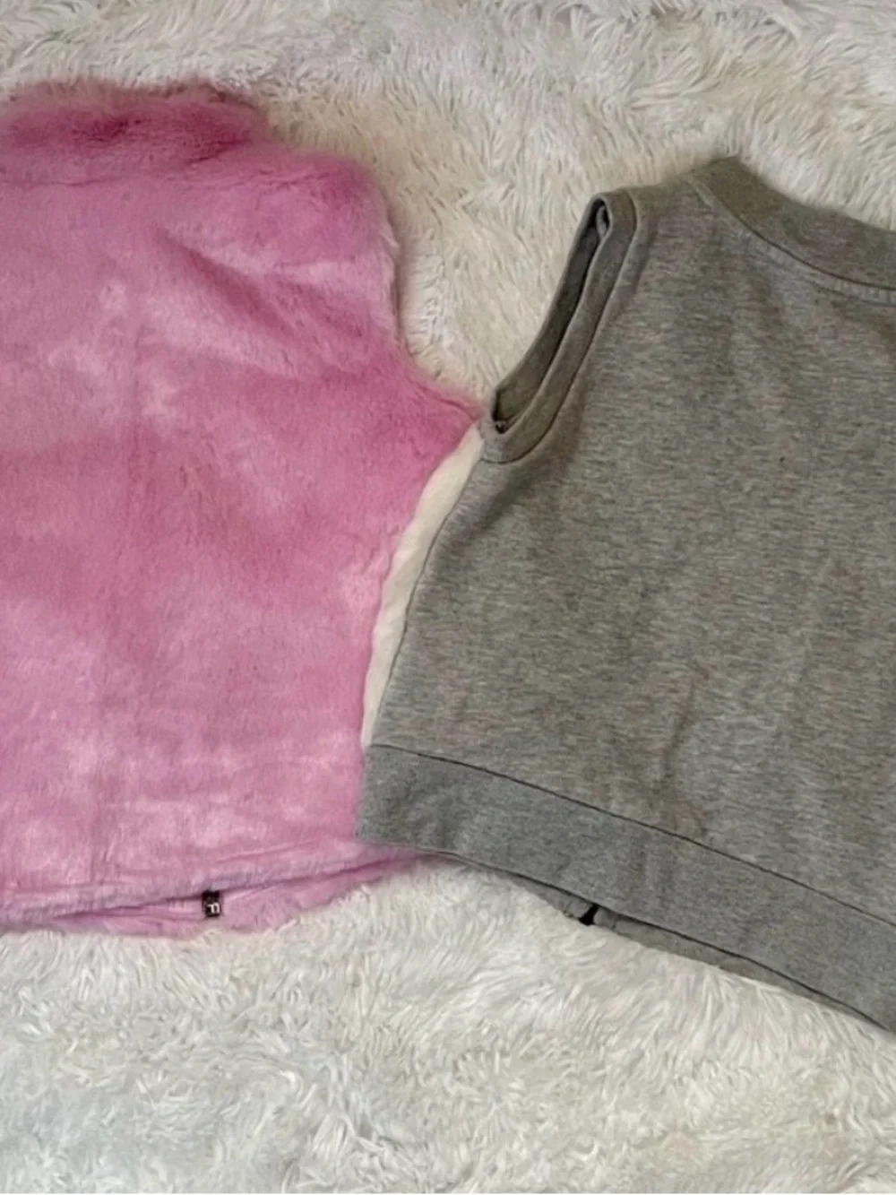 Bundle of Two Used little Girls OshKosh Vests size 6.